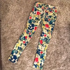 Alice & Olivia Floral Jeans